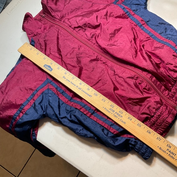 Vintage Vertical Active Windbreaker Jacket Size Medium 10-12 - Picture 3 of 8